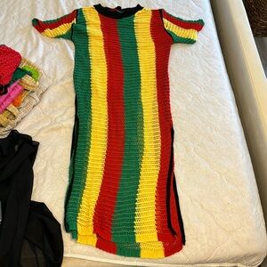 Rasta dress one size from Jamaica